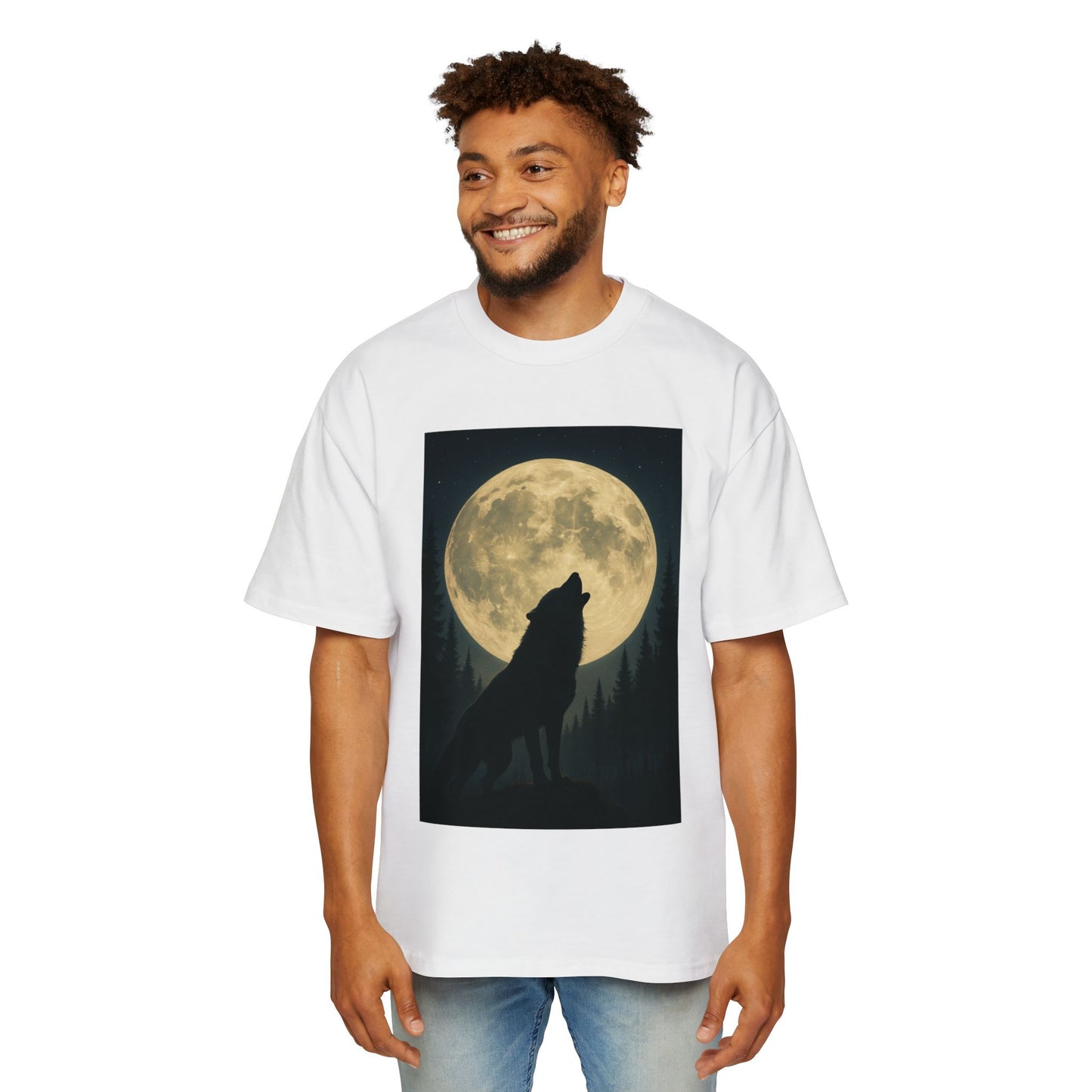 The Wolf Graphic Tee Oversize